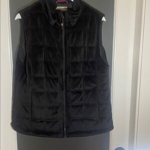 Women's Black Velvety Soft Vest